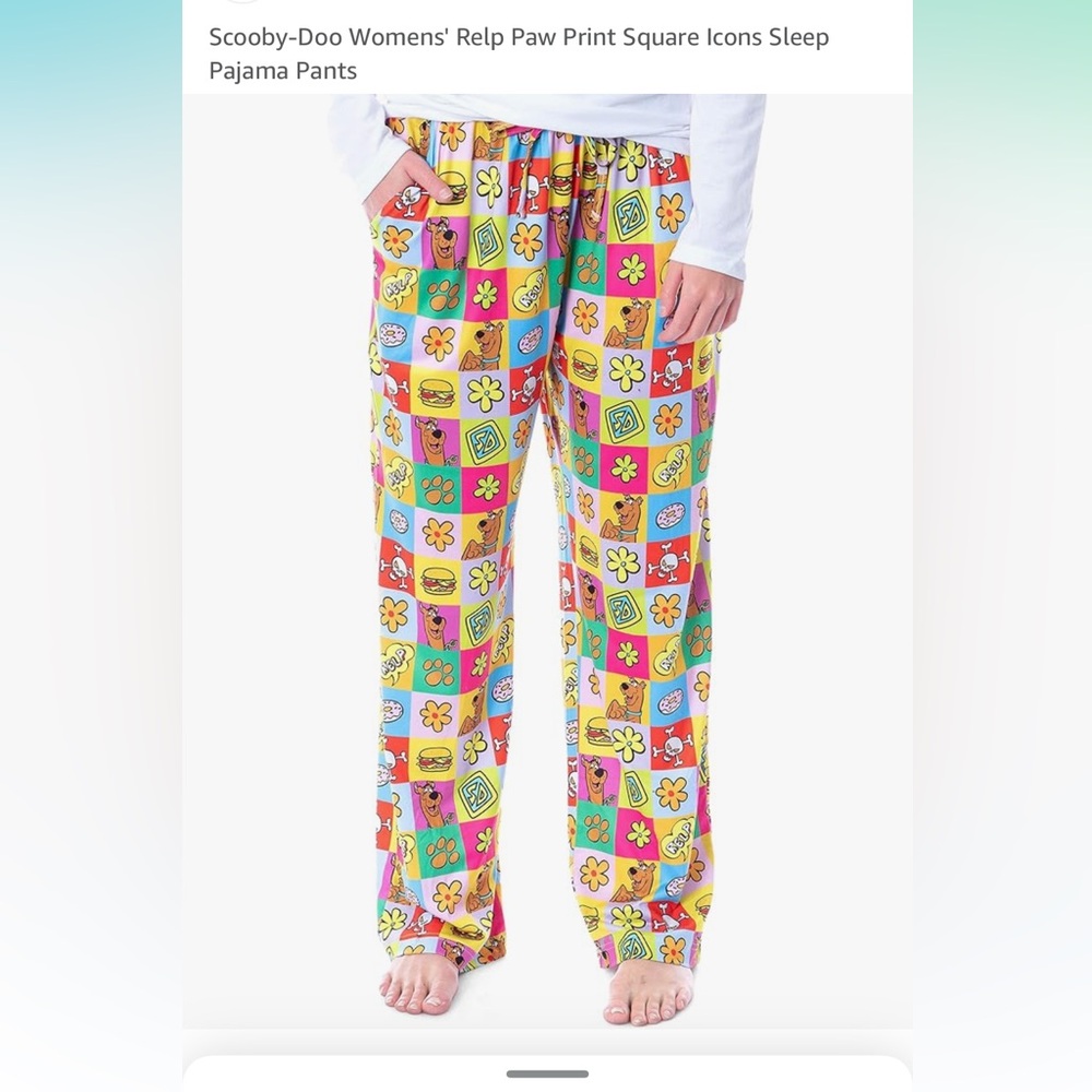 Colorful Cartoon Pajama Pants